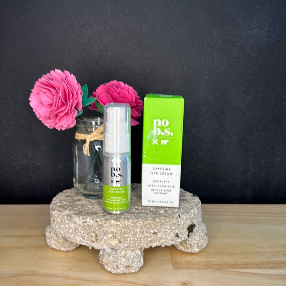 No b.s. Eye Cream w/ Caffeine Squalene Hyaluronic Acid & Quinoa Seed Extract‎